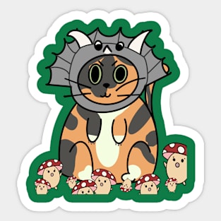 Fiona Invades Mushroom Village Sticker